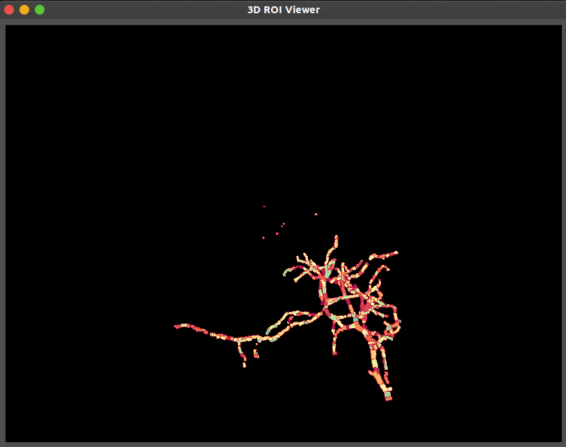 3D rendering of ROIs without a reference stack